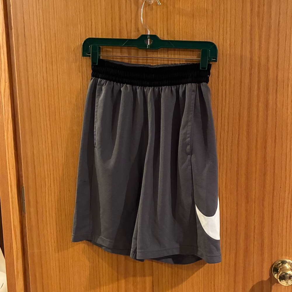 Nike Black and Gray Athletic Shorts